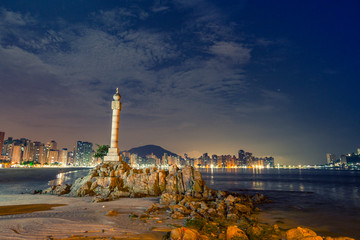 Obelisk of the beginning of the colonization of Brazil
