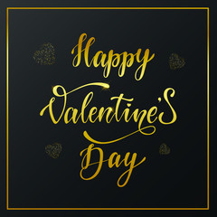 Happy Valentine's day greeting card, poster, banner design