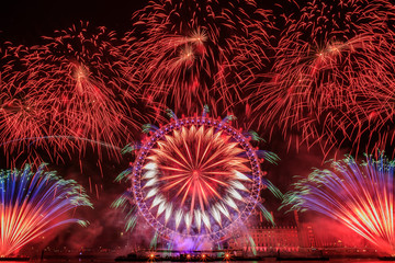 London New Year Eve fireworks 2019