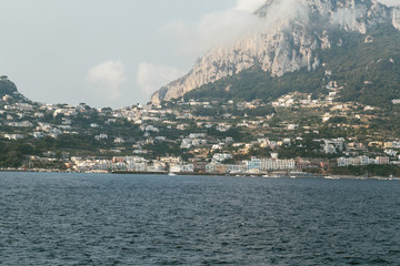 view of island Capri Italy