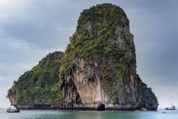 Isla Ko Rang Nok i in Phra Nang Beach Cave, Railay,, Krabi, Tailandia, Sudeste asiático, Asia