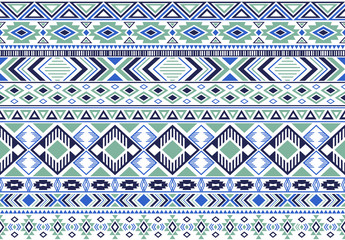 Tribal ethnic motifs geometric vector seamless background.