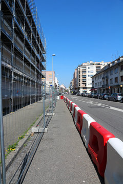 construction site protective barriers