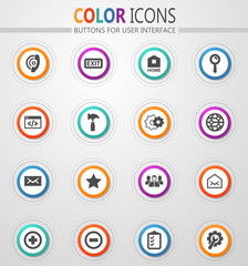 Web tools icons set