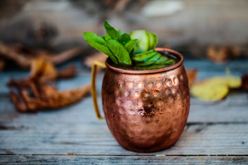 Image of colorfull coctails in the bar, menu for restaurant, mixology concept