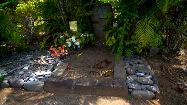 Paul Gauguin artist tomb Atuona Hiva Oa Marquesas