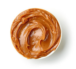 bowl of melted caramel