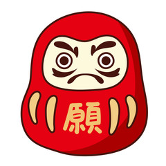 だるま　願掛け　合格