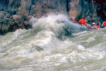 Raft on the Colorado River, Grand Canyon National Park