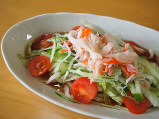 サラダうどん