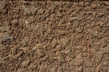 brown cement wall
