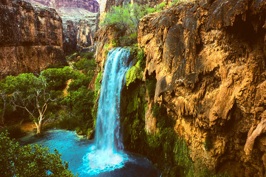 Havasu Falls, Hualapai Indian Reservation - Grand Canyon West