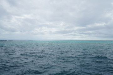 Obraz premium View of the ocean in the Maldives