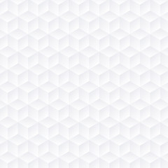 White abstract background with geometric pattern.
