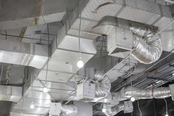 Pipes of air conditioning