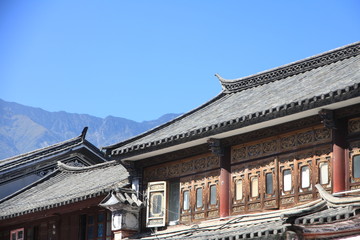 Historical Houses in Dali, Yunnan Province, China