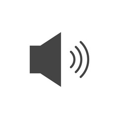 Loud speaker icon graphic design template vector