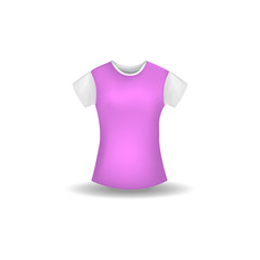 T shirt mockup design template vector