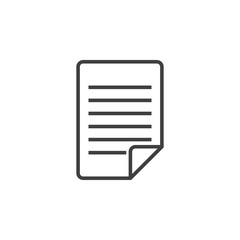 Checklist document icon graphic design template vector