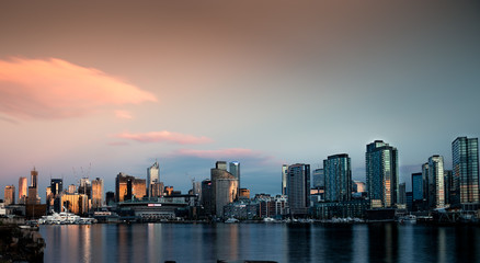 Fototapeta premium Docklands, Melbourne, Victoria, Australia.
