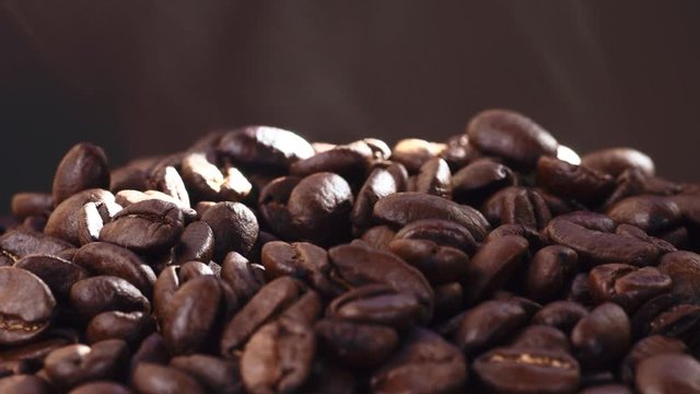 Roasted image of scented coffee beans