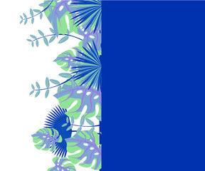 background tropical leaves plastic pink