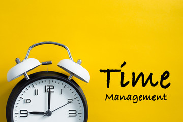 Time Management Concept With Clock