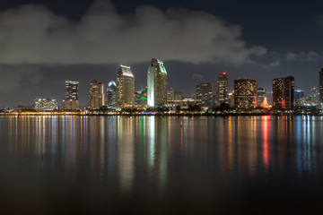 Fototapeta premium Downtown Skyline at the Embarcadero, San Diego