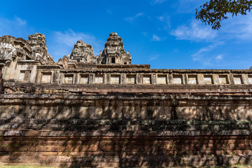 Fototapeta premium Ta Keo temple ruins at Angkor, Siem Reap Province, Cambodia