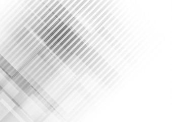 Abstract lines and squares shape on gray background