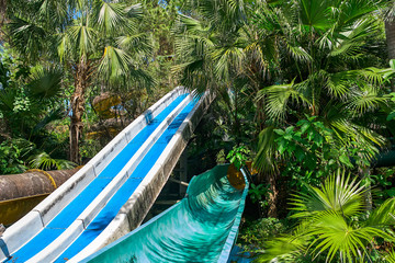 Abandoned water park in Hue, Vietnam