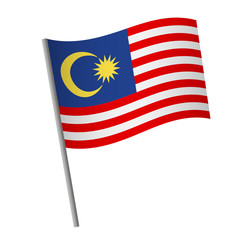 Malaysia flag icon.