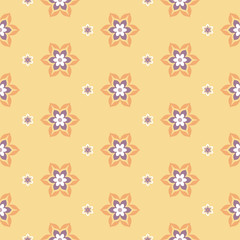 Seamless repeating floral pattern