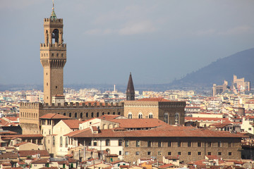 Fototapeta na wymiar cityscape of Florence, Italy 
