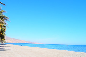 Fototapeta na wymiar Playaa de Roquetas