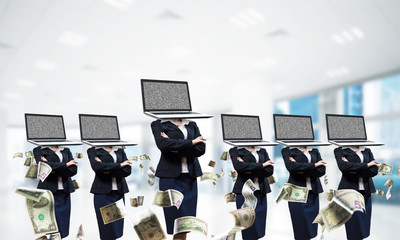 Business addiction on modern technologies.