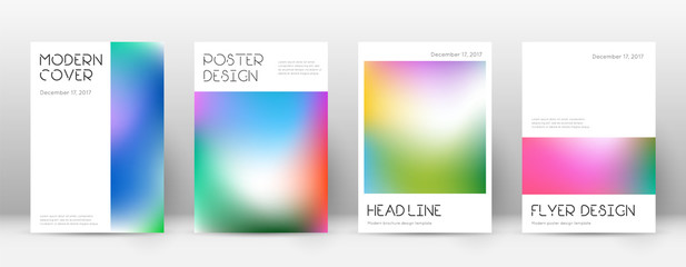 Flyer layout. Minimal interesting template for Bro