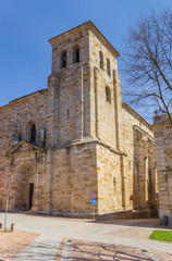 Tower of the San Pedro Ildefonso church in Zamora, Spain