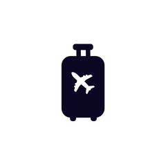 Fototapeta premium Luggage icon. vector illustration