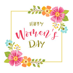 Floral spring sale card with limited time offer text included. Cute floral frame, perfect for backgrounds, cards, posters and other sale resources. Vector illustration.