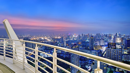 bangkok city hight view