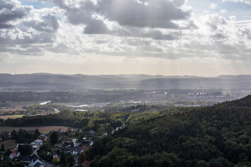 Landscape of Low Saxony in Germany .