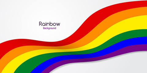 Rainbow Flag LGBT Multicolored This is a logo or emblem.