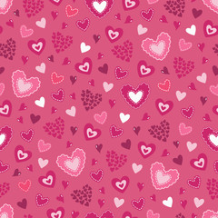 Valentine's Day seamless pattern © electric cinnamon