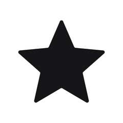Fototapeta premium Star icon vector