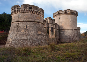 Fototapeta na wymiar Aragonese castle in Matera.