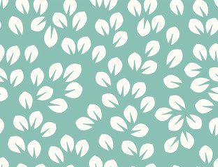 Leaves Pattern. Endless Background. Seamless