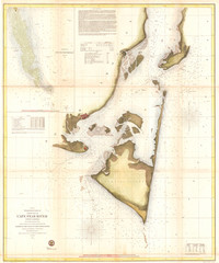 1855, U.S.C.S. Map of Cape Fear and Vicinity, North Carolina