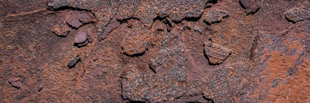 hematite ore destroyed by climatic conditions.