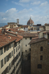 Fototapeta premium Florence Duomo. Basilica di Santa Maria del Fiore (Basilica of Saint Mary of the Flower) in Florence, Italy. Florence Duomo is one of main landmarks in Florence